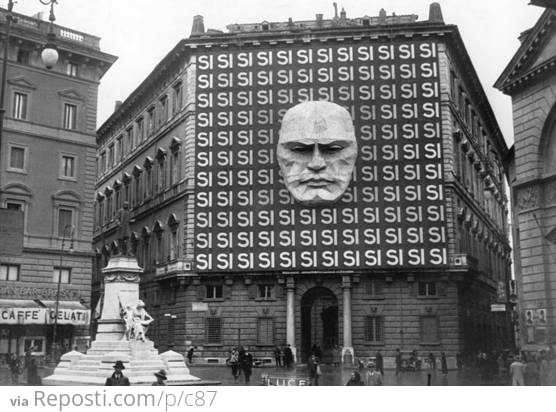 The Headquarters of Mussolini