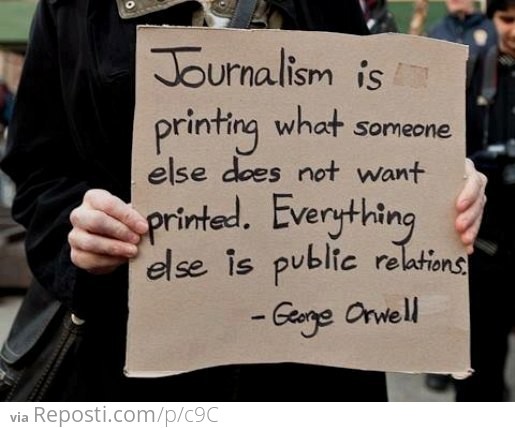 Orwell on Journalism