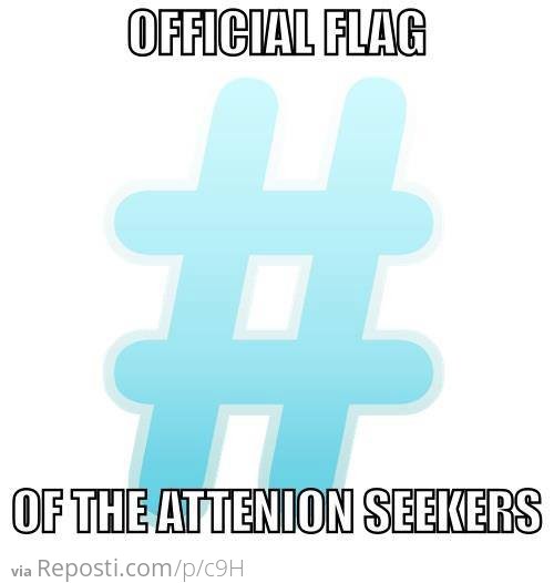 Official Flag of Attention Seekers