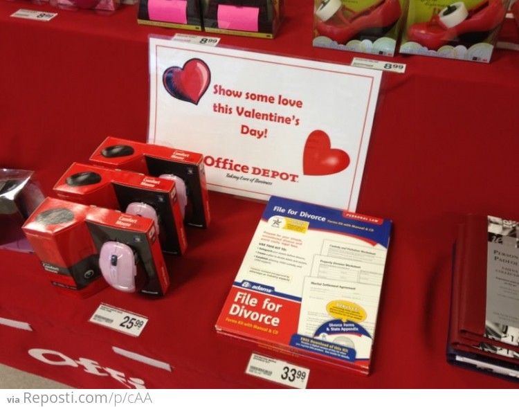 Office Depot Loves Valentines Day