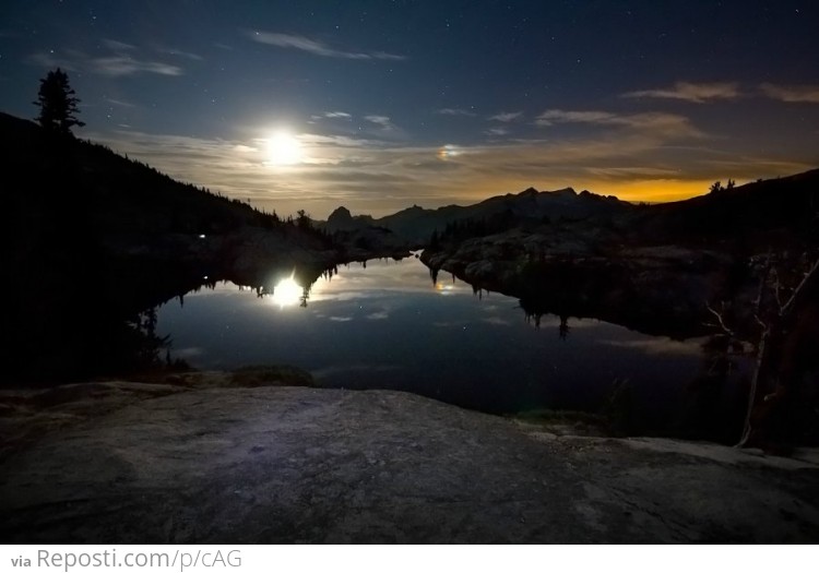 Moonlight Reflection