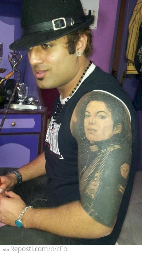 michael jackson tattoo