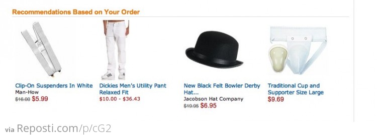 Wait a minute, what kind of person does Amazon think I am?