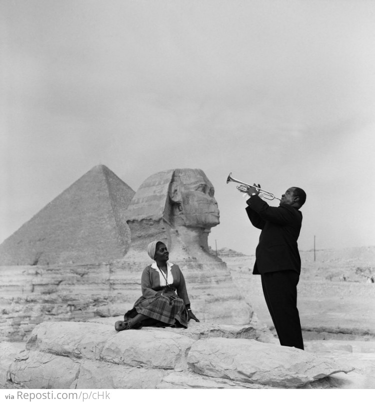 Louis Armstrong At The Sphinx