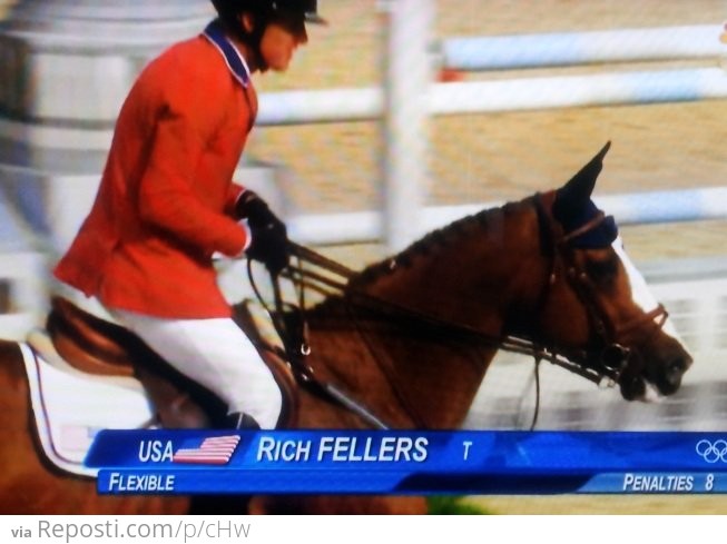 What kind of guys get into equestrian?