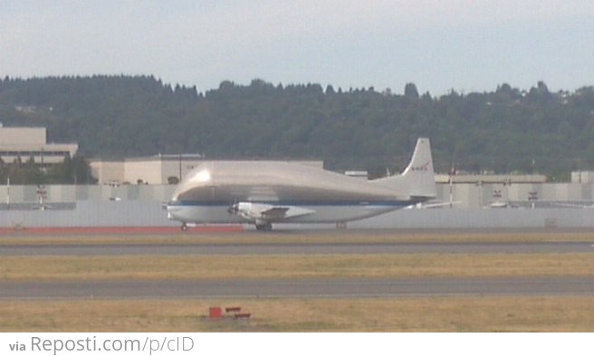 NASA Super Guppy at Boeing Field - Seattle