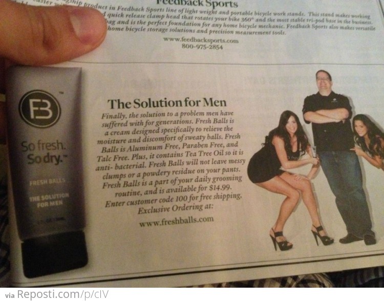 Finally, THE solution for Men!