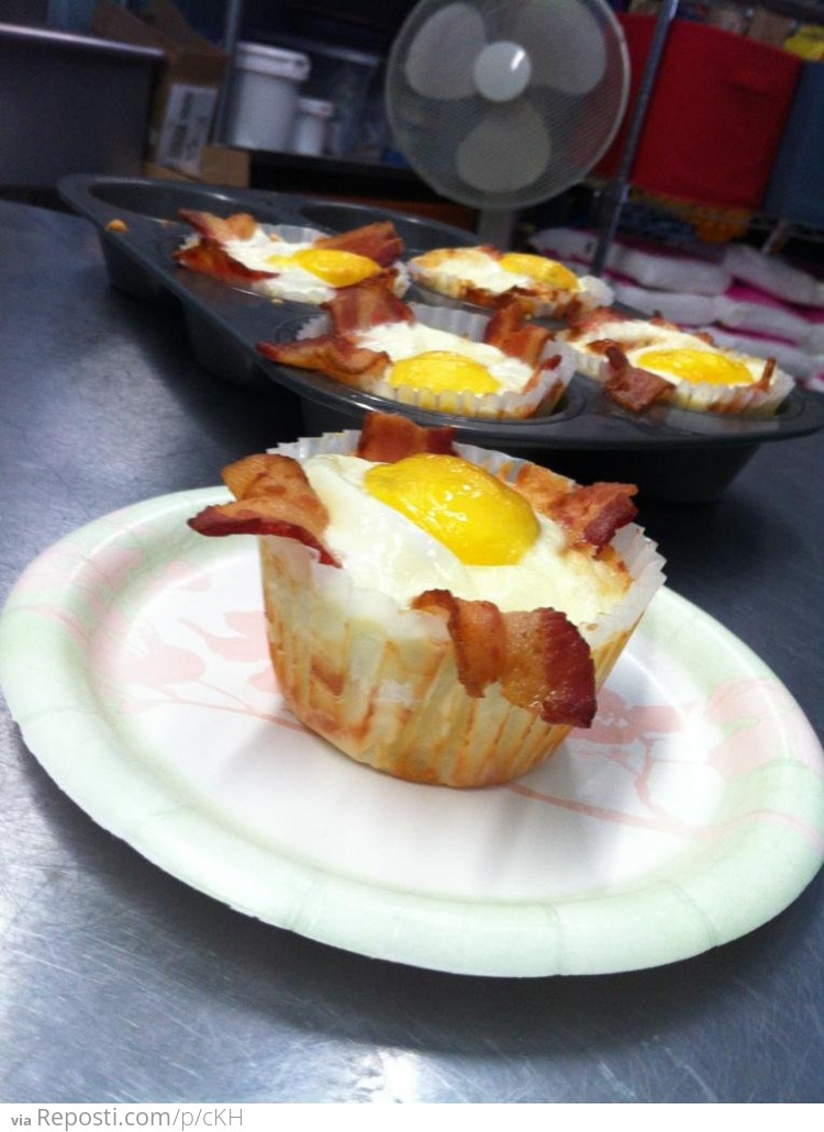 Breakfast pancupcake