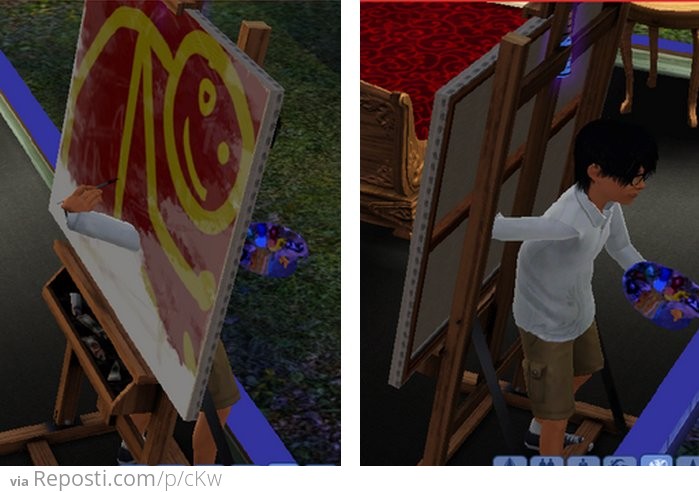 A very talented sim