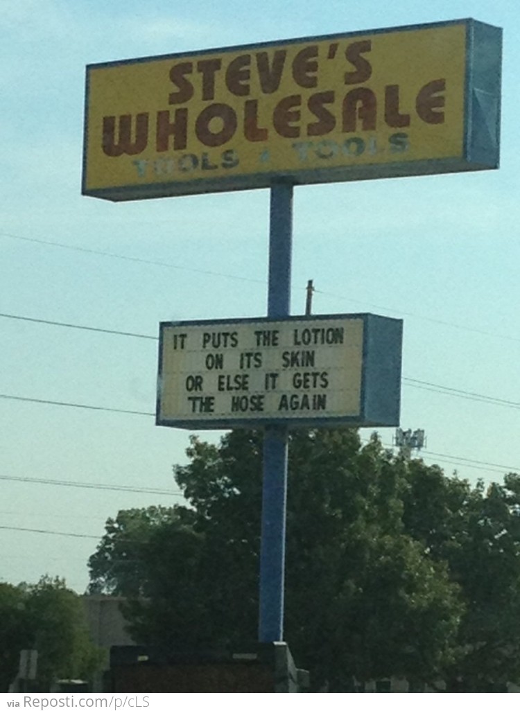 Steve's Wholesale Billboard