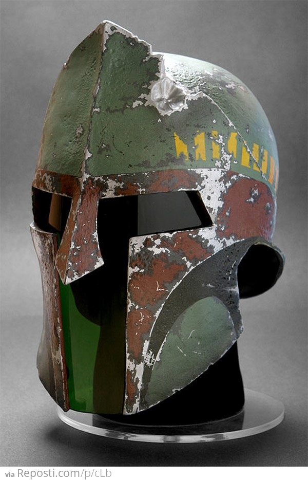 This Is a Boba Fett Spartan Helmet