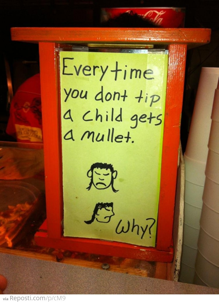 A sign in a pizza restaurant down 6th street, Austin, Texas