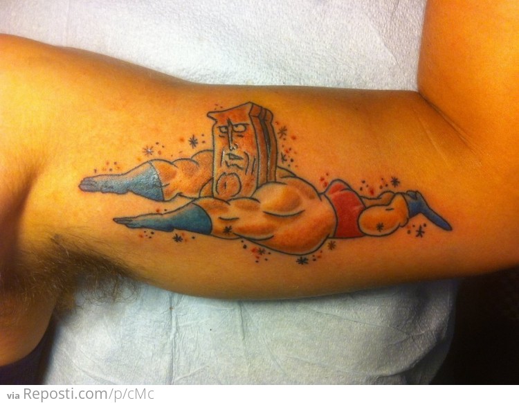 Powdered Toast Man Tattoo