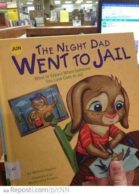 "Mommy where's Daddy?"...."Here son read this."