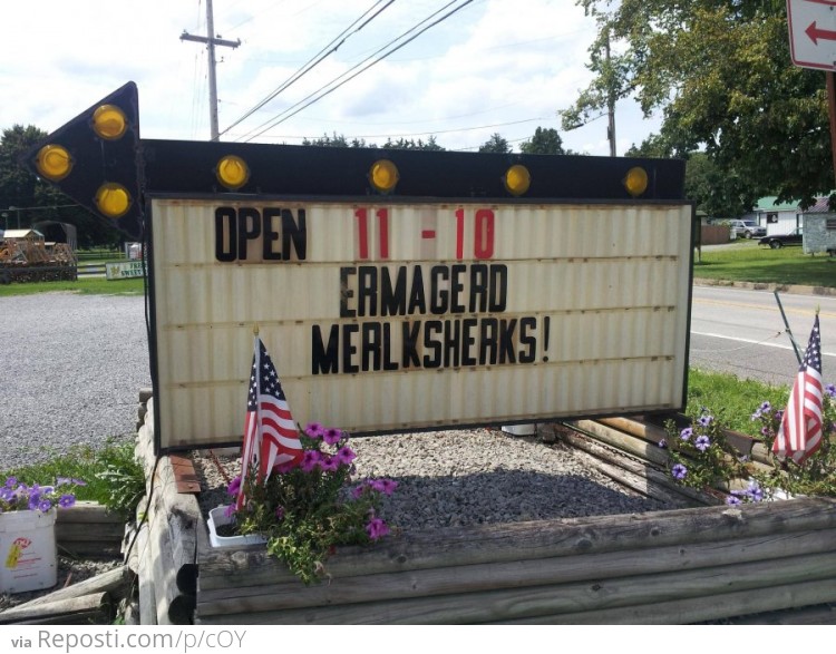 My local Dairy Queen's new sign