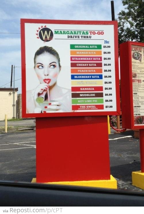 So, apparently Houston has drive-thru margaritas