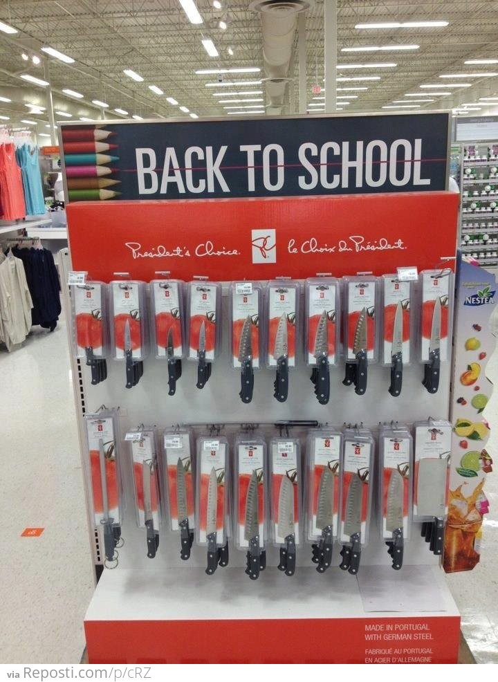 Back to school? Just what I need!