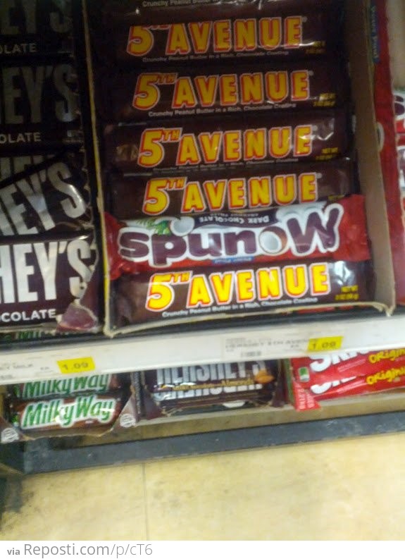 I was convinced this was a new type of candy bar