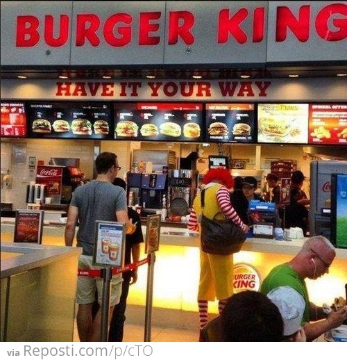 Meanwhile at Burger King