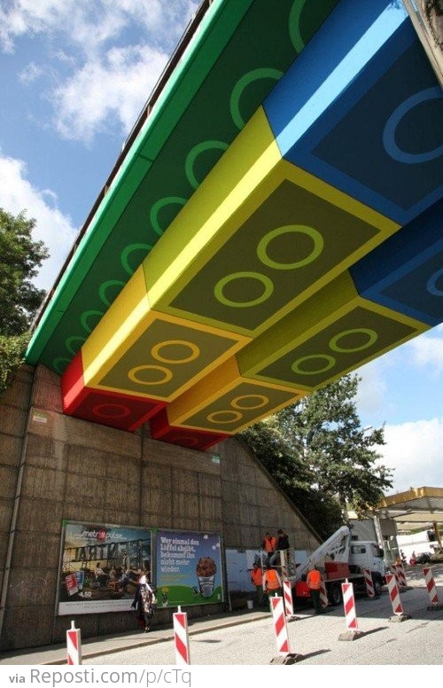 Lego bridge in Germany