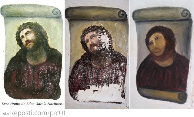 19th Century Fresco Restoration