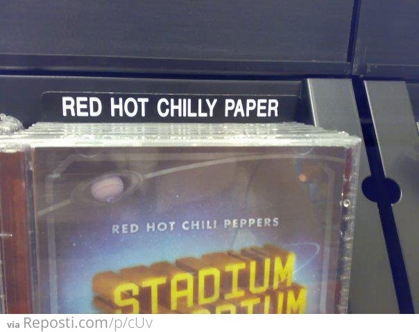 Red Hot Chilly Paper