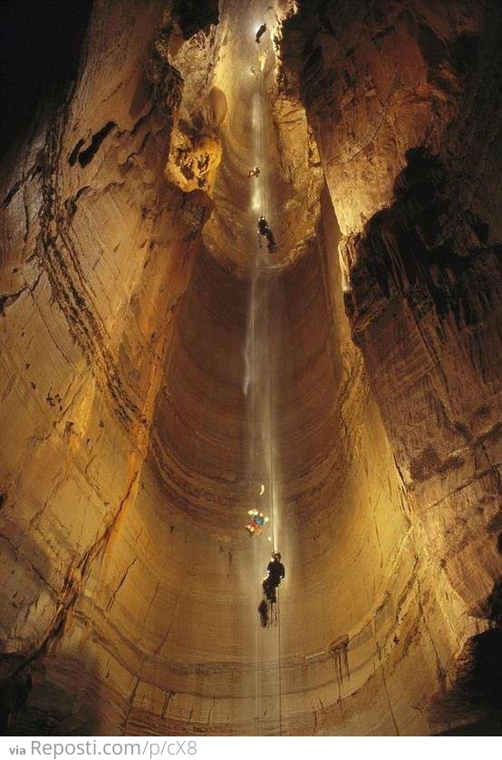 The Krubera Cave - The deepest known cave on Earth