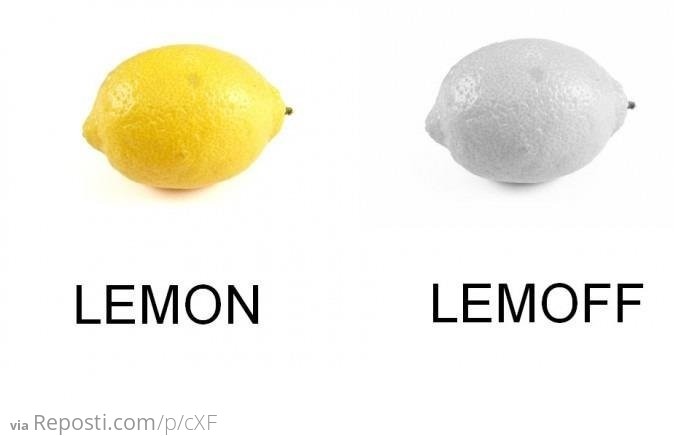 Lemon. Lemoff.