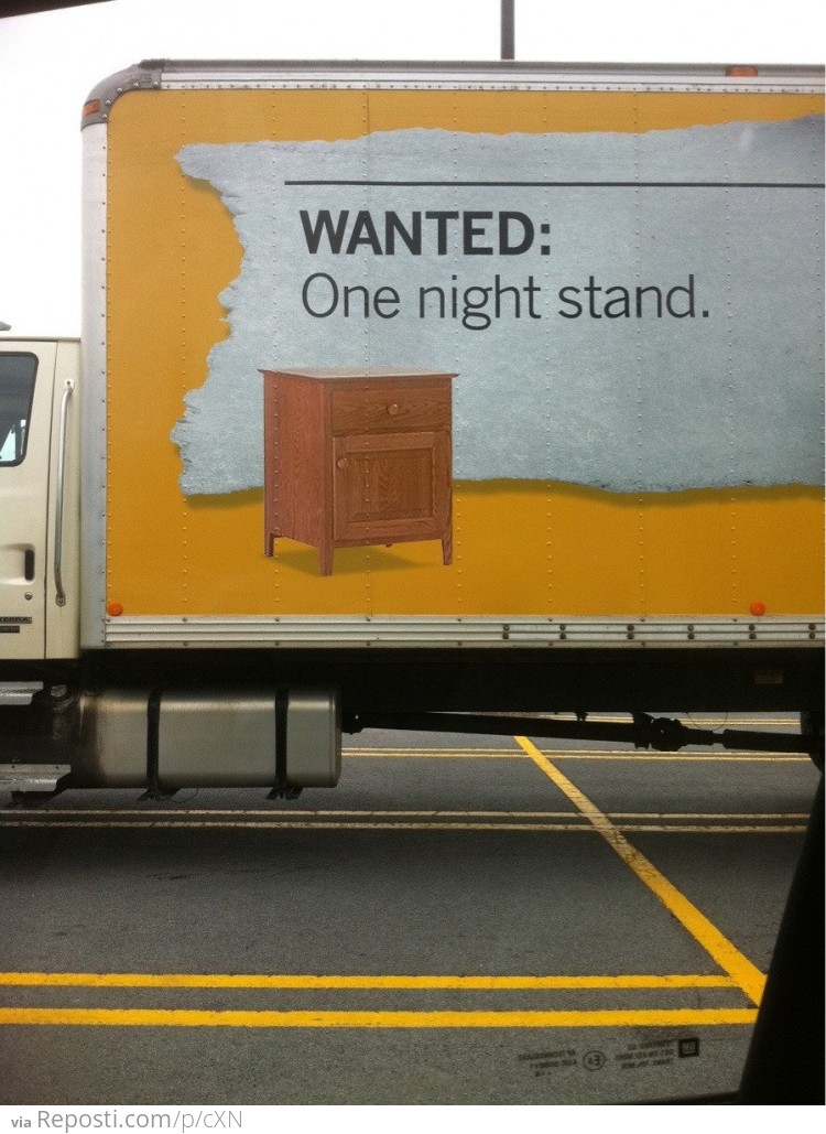 Wanted, one night stand