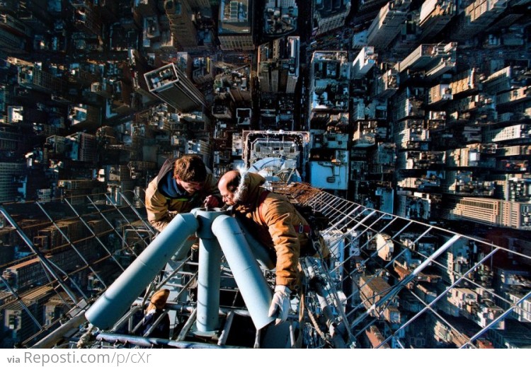 The top of the Empire State Building