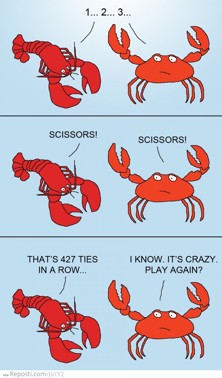 Crabs Love Rock Paper Scissors