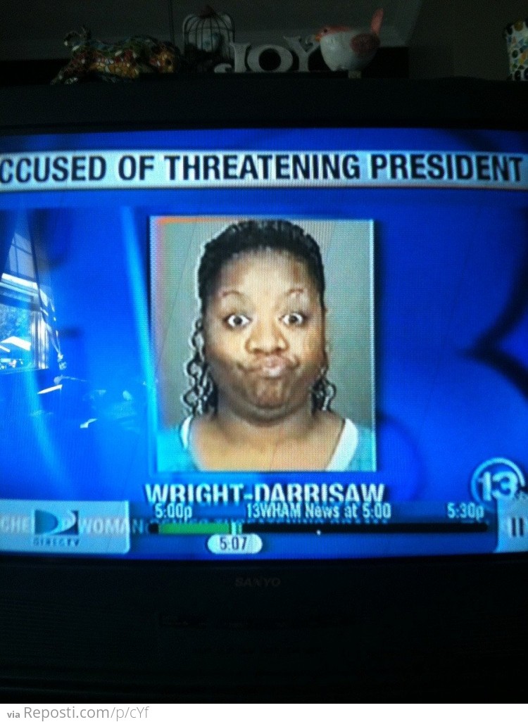 Watching the 5 o'clock news when suddenly