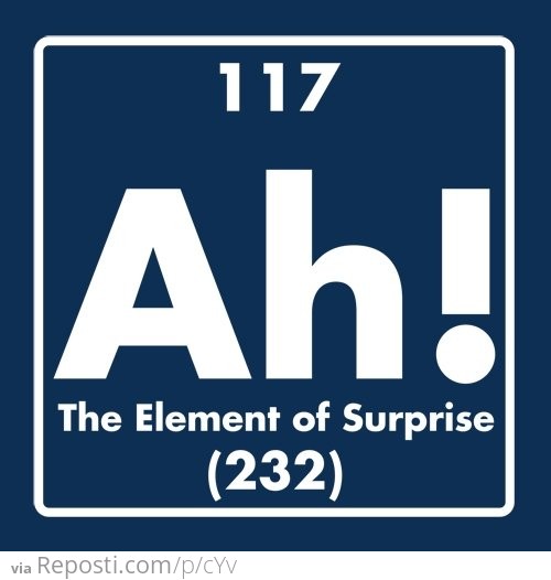 The element of surprise