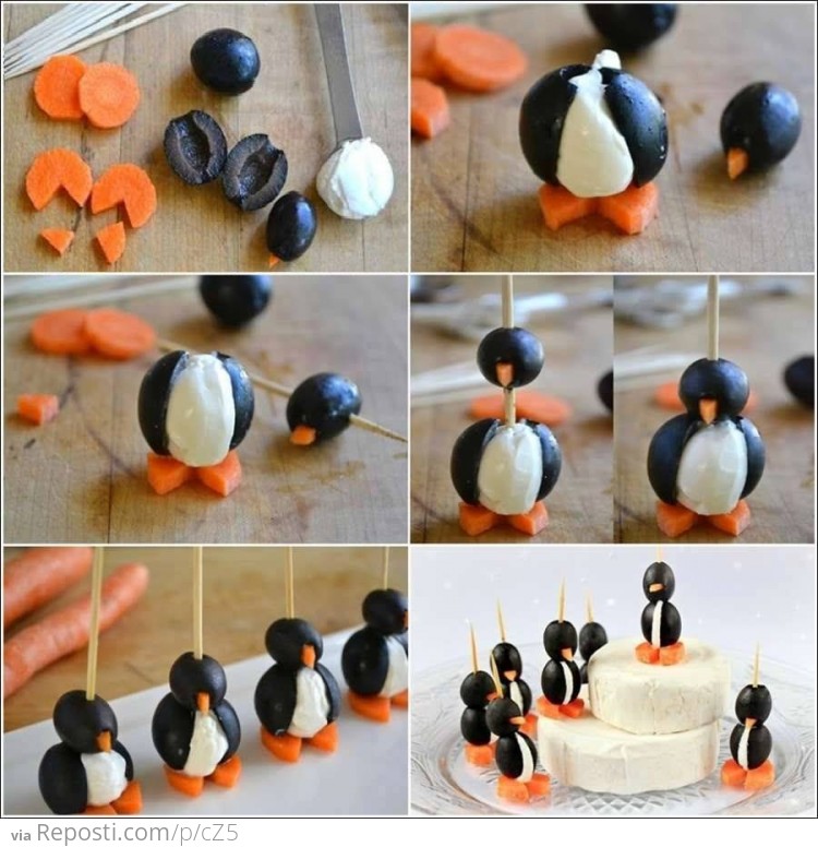 Cute Penguin Cake