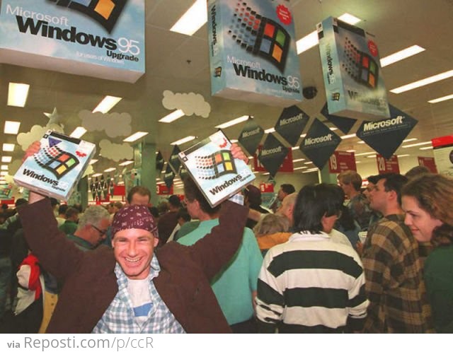 Windows 95! OMG!