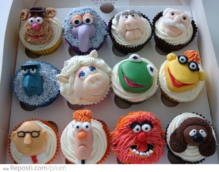 Muppet Cupcakes