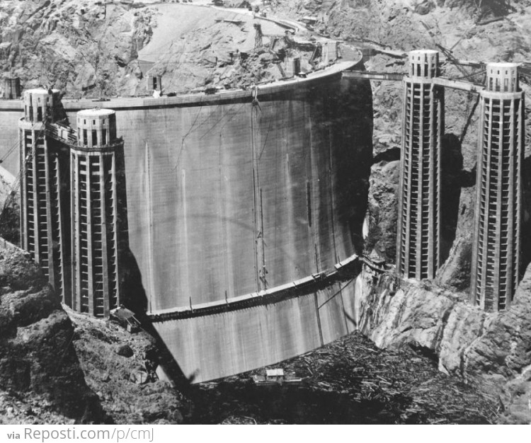 Hoover Dam Rear-View