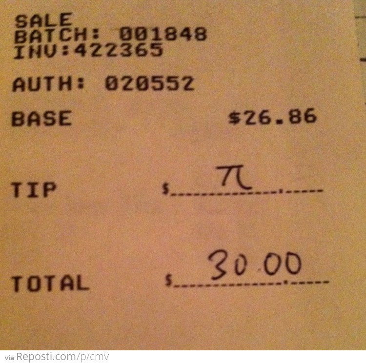 Math Tipping