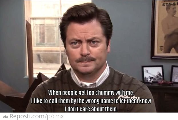 Don't Get Too Chummy