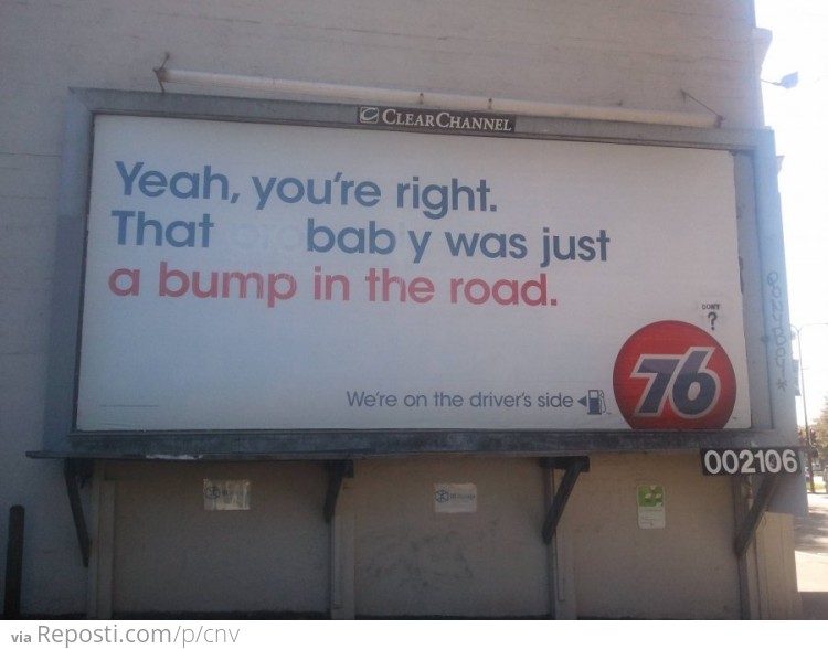 Bump In The Road