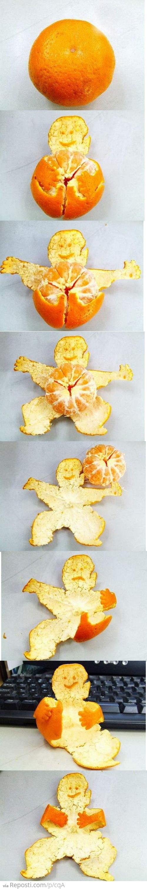 Unpeeling A Tangerine