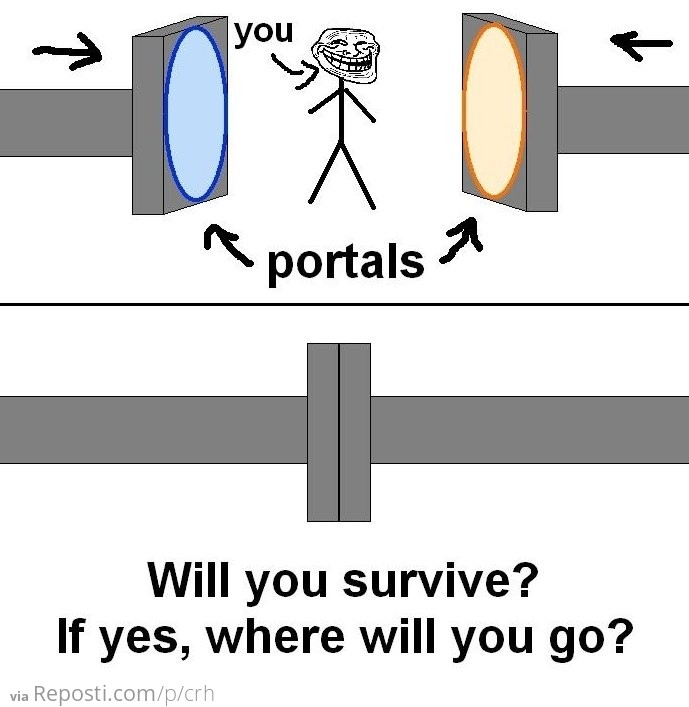 Now You're Thinking With Portals