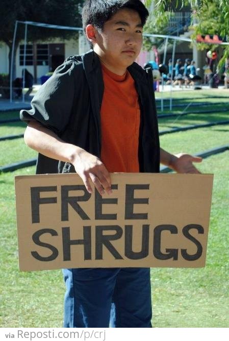 Free Shrugs