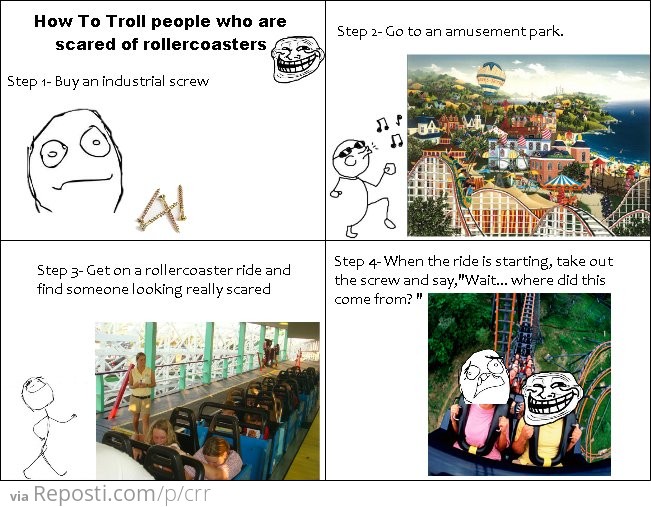 How To Troll People On Rollercoasters