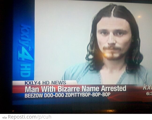 Man With Bizzare Name