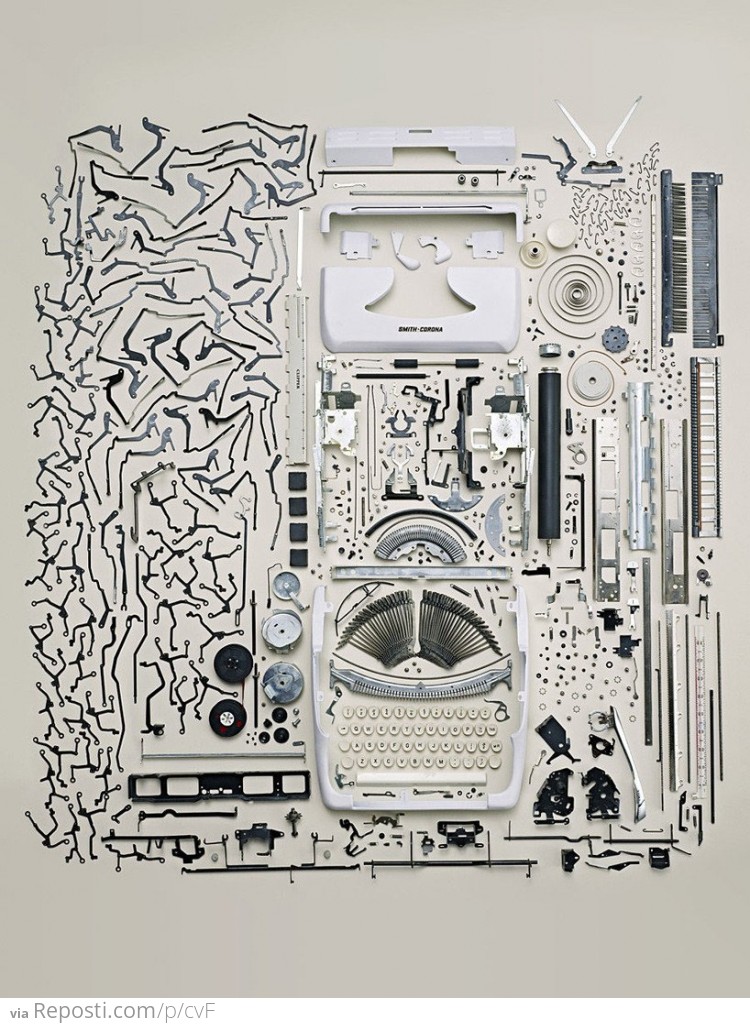 Typewriter Disassembled