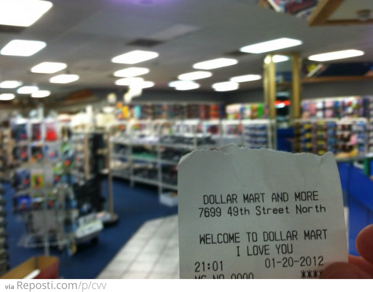 Welcome To Dollar Mart