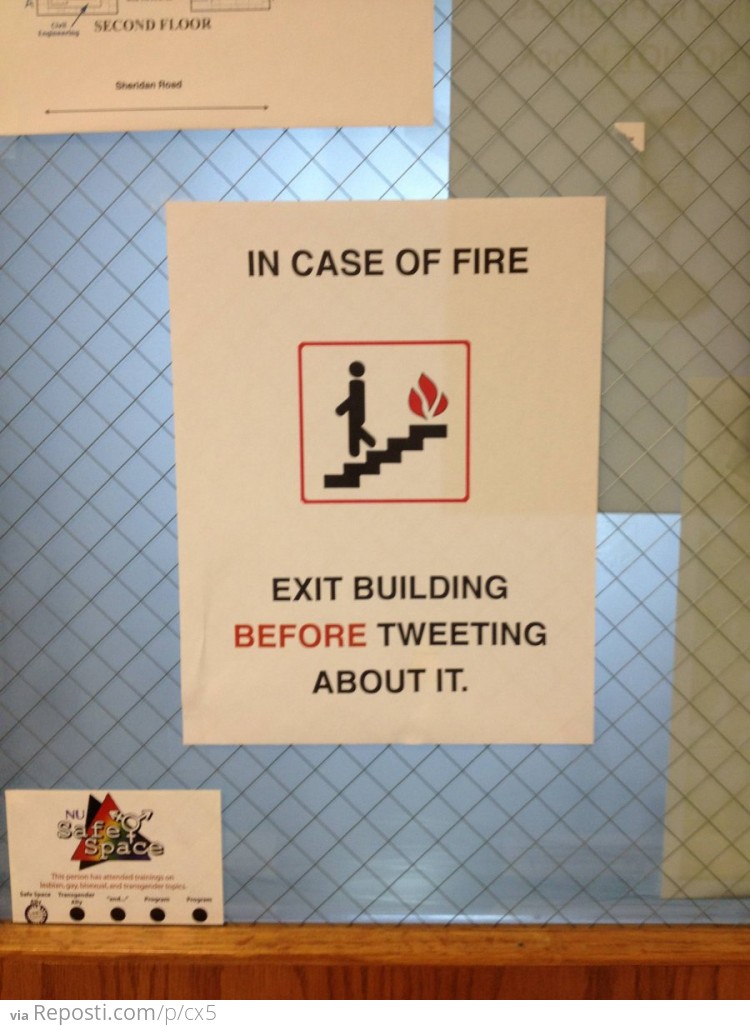 In Case Of Fire