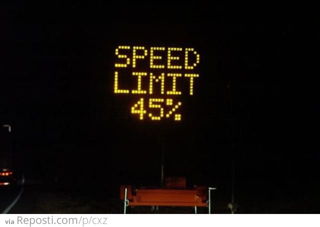 Speed Limit 45%