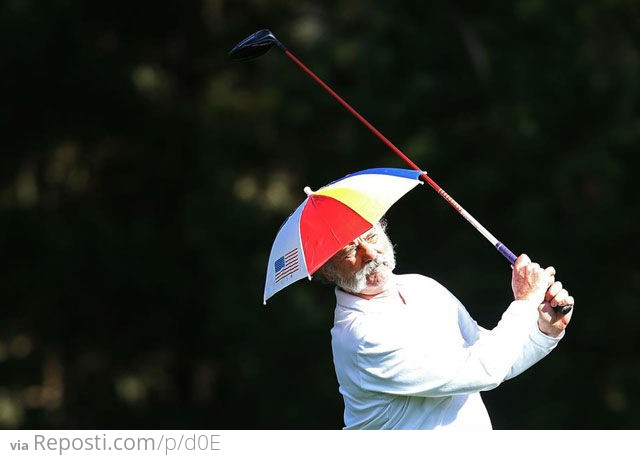 Bill Murray Golfing